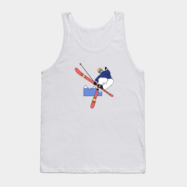 Ski Tank Top by isaacspellman